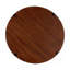 Table basse en bois d'acacia massif, couleur brune et noire