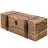 Wood Wine Box with Straps Bottle Carrier