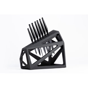 Edge Of Belgravia Galatine 8 Piece Stainless Steel Knife Block Set