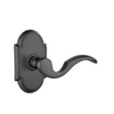 Wave/Drop Privacy (Bed & Bath) Door Lever with Arch Rosette