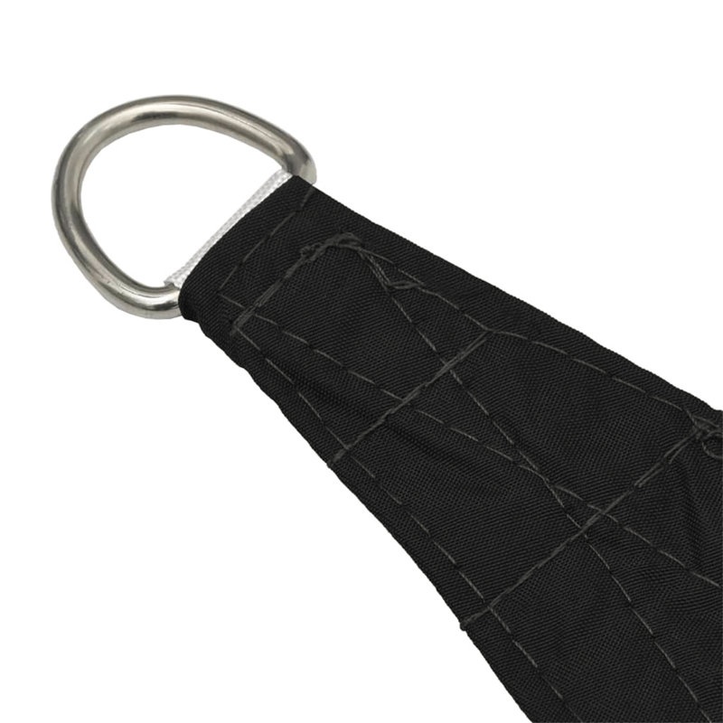 Bekke 4m x 5m Triangular Shade Sail, Black, 4m x 5m x 5m
