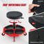 Adjustable Height Ergonomic Industrial Stool with Footrest