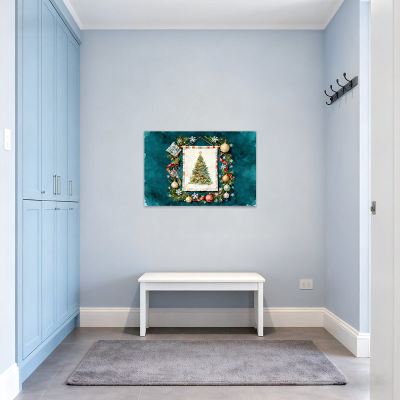 Motif de guirlande de Noël, H 12 po x l 18 po