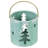 4.25" Green Christmas Tree Cutout Tea Light Candle Holder