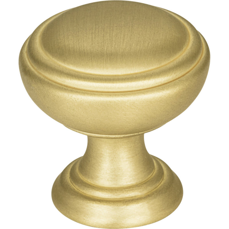 Tiffany Mushroom Knob, Brushed Gold