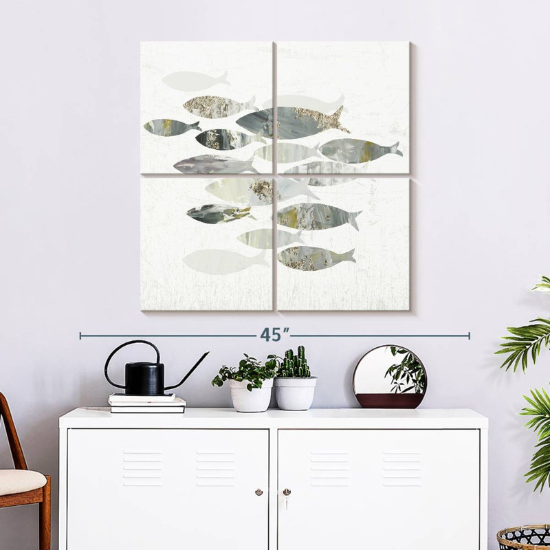 Brampt Gone Fishing II, 32" H x 32" W