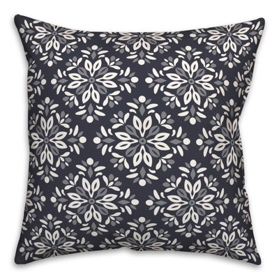 Medallion Outdoor Reversible Throw Pillow