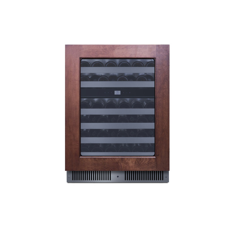 Summit Appliance  24" Dual Zone Built-In Panel Ready Wine Cellar (Panel Not Included), Left Handed