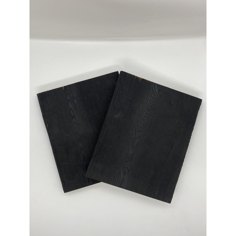 Ebony Charred Brushed Siberian Larch Square Cladding Bulk (L) 4M (W) 145Mm (T) 21Mm Pack Of 70 Pieces