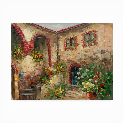 Décoration murale d'extérieur Tuscany Courtyard