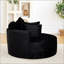 Canapé-lit simple en velours côtelé 50 pouces, aucun assemblage requis, fauteuil moderne moelleux pour le salon et la chambre à coucher-132952484