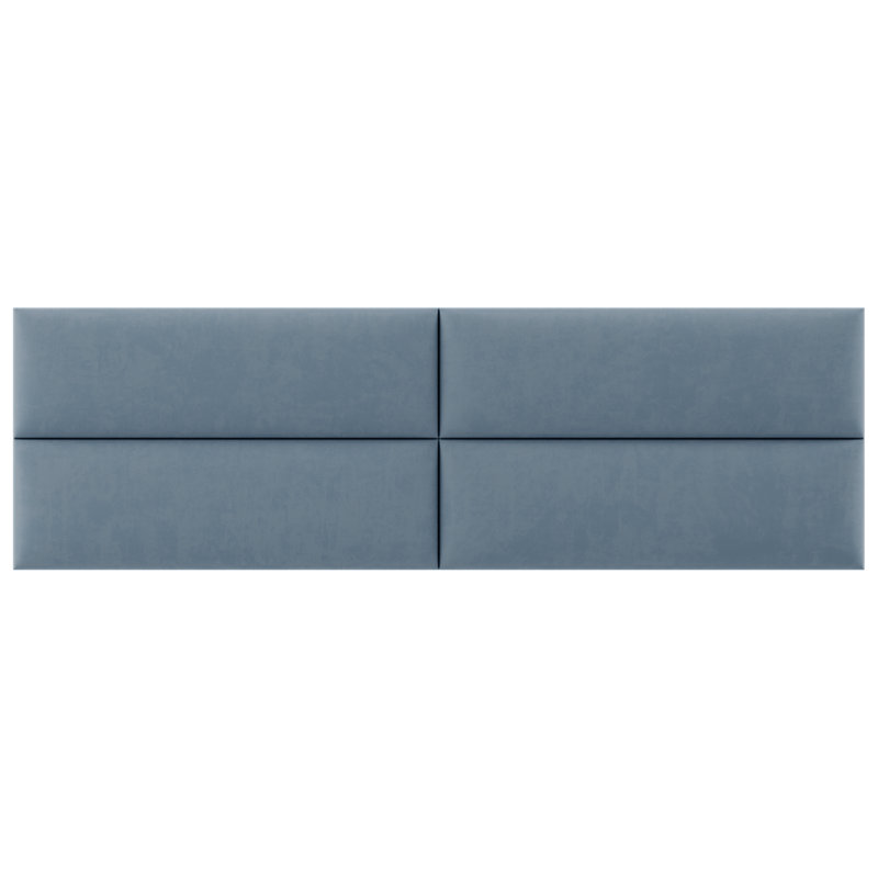 Madylin UK Double - DE 135 X 190 Cm Upholstered Headboard, 23 H cm x 76 W cm x 23 D cm
