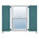 Atlantic Architectural Two Equal Panels, Raised Panel Shutter