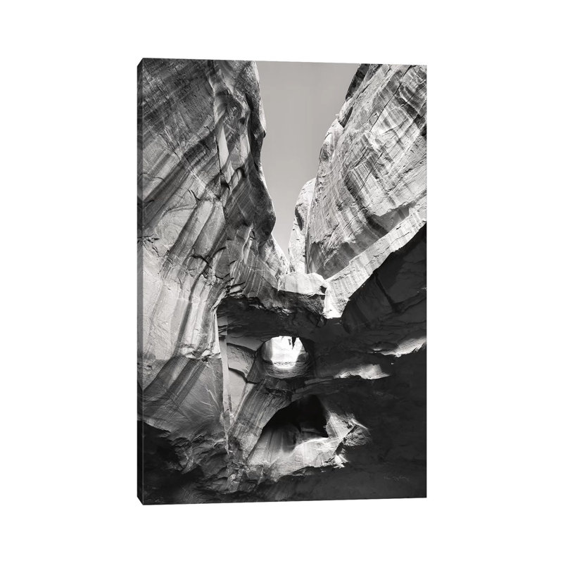 Neon Canyon I BW by Alan Majchrowicz - Wrapped Canvas Print, 101.6 cm H x 66.04 cm W x 3.175 cm D