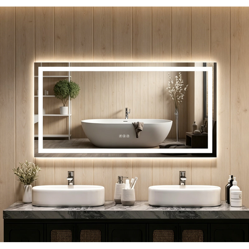 Miroir de salle de bain Modern Modern, 36" x 60"