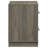 2-Drawer Nightstand Bedside Table Grey Oak