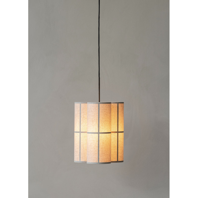 Hashira 3 - Light Pendant, 23.6" H x 14.6" W x 14.6" D, Raw