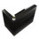 Reception Desk, 55Inch L-Shaped Front Counter Table, Office Reception Counter with Drawer Keyboard Tray and Storage Cabinet, for Checkout, Lobby, Beauty Salon & Office, Black