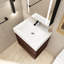 Meuble-lavabo simple 24 po avec plateau Kansiray-2126896354-2126896365