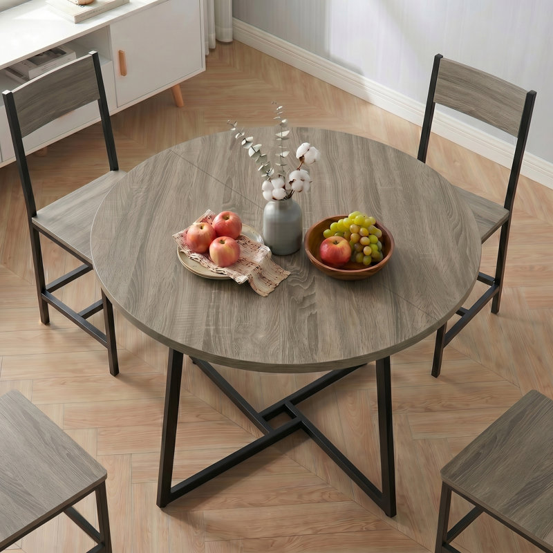 Table de salle à manger 6 personnes Garrell, Gray