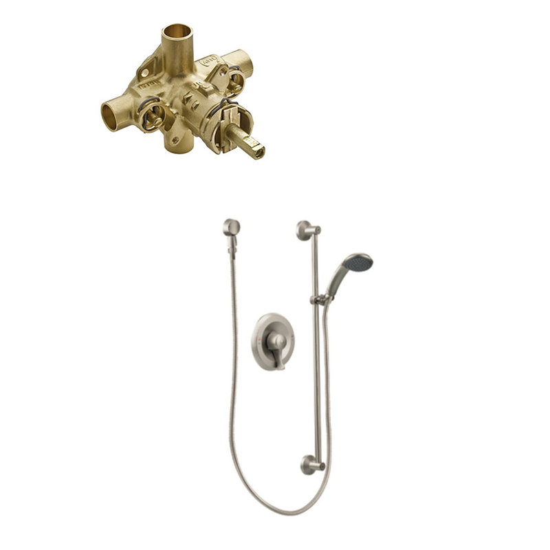 Robinet de douche avec valve brute et Posi-Temp