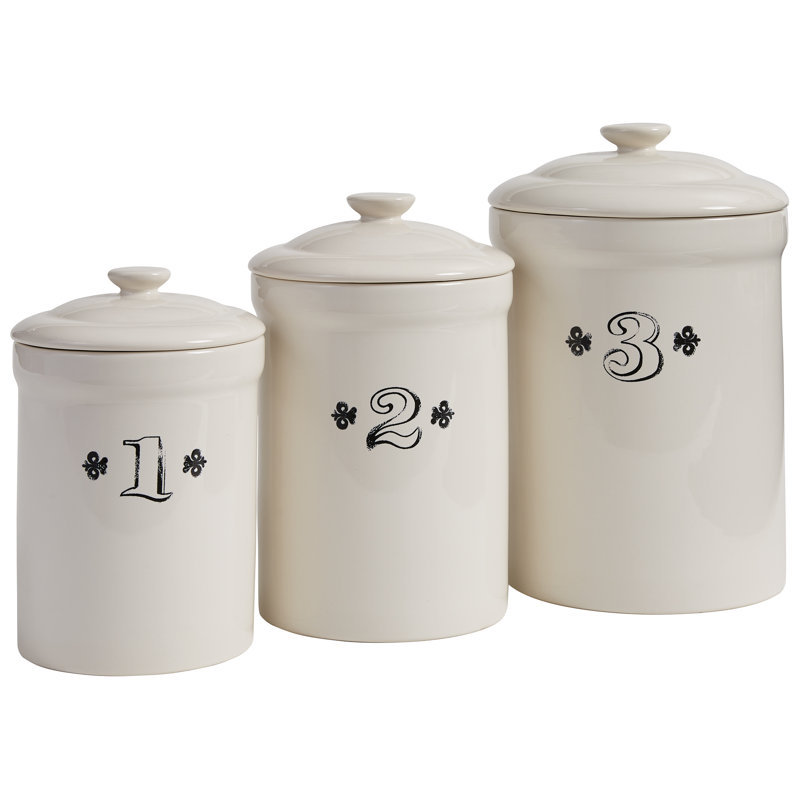 Ensemble de pots de cuisine 3 pièces Bloomsbury Market Ironstone