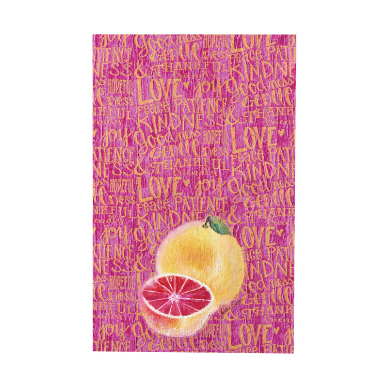 Serviette de cuisine à motif de pamplemousse