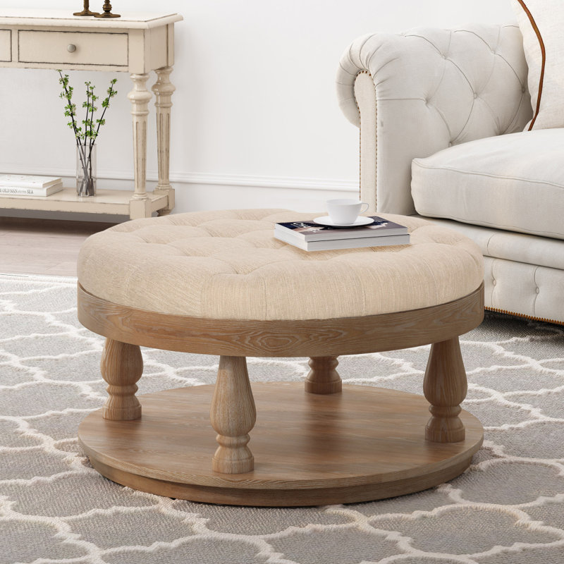 Repose-pieds 3, Beige