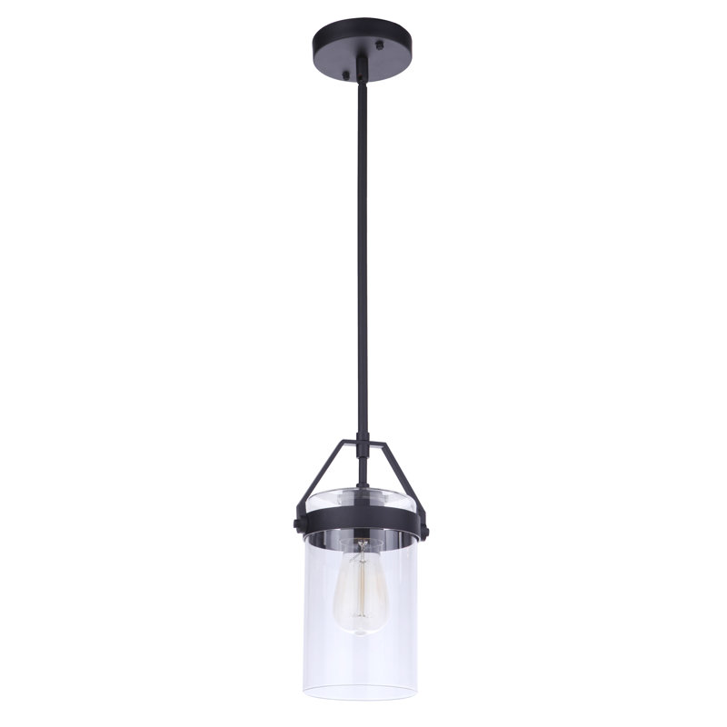 Luminaire suspendu d'extérieur 1 lumière H 12,09 po Steadham Midnight