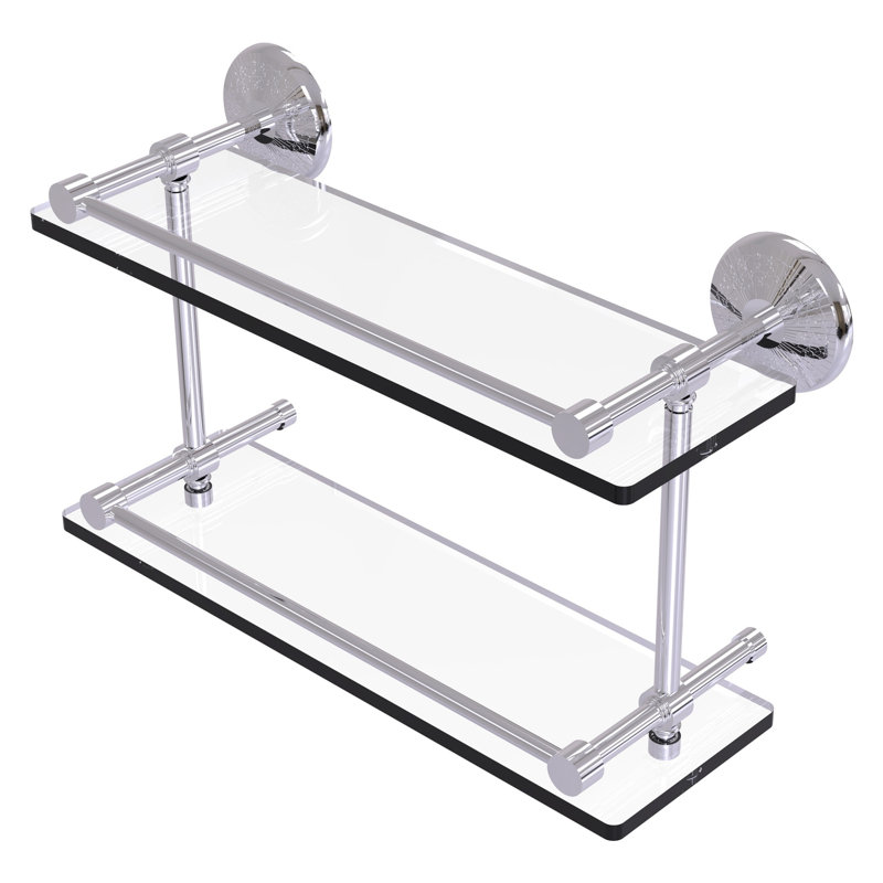 Étagère 2 pièces étagée Tilney, Chrome poli