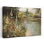«Garden At The Lake Organic Peaceful Serene Flower Landscape», art mural-12839766