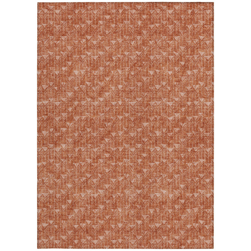 Tapis extérieur lavable antidérapant 9 pi x 12 pi en terre cuite