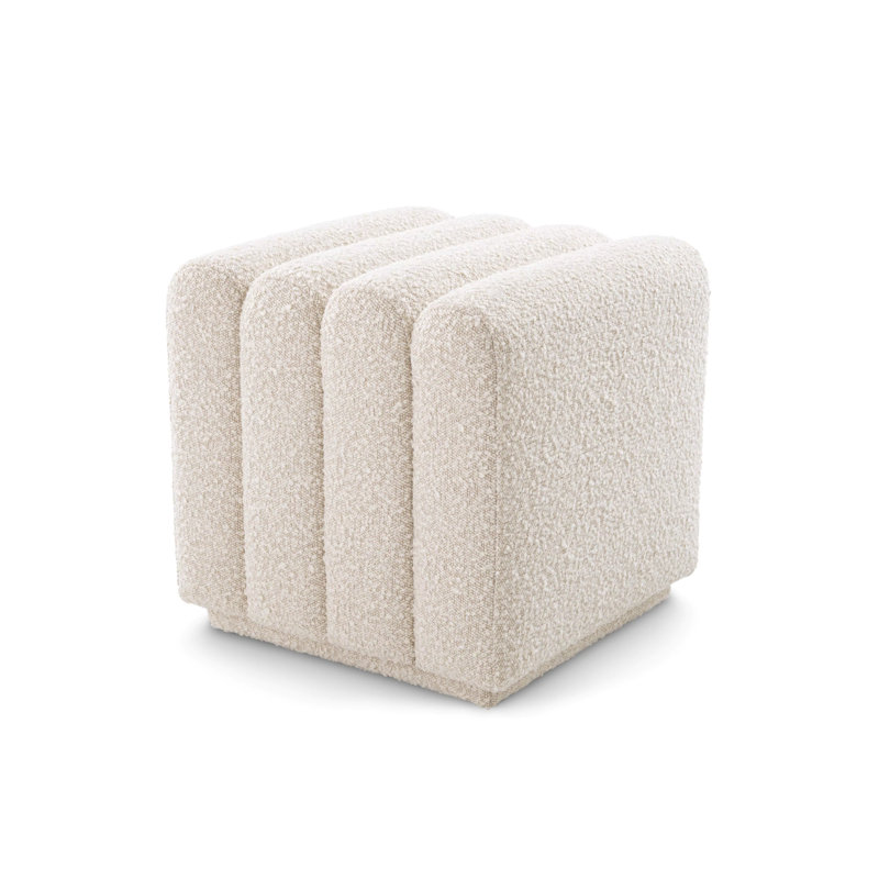 Tabouret d'appoint Bente, Crème