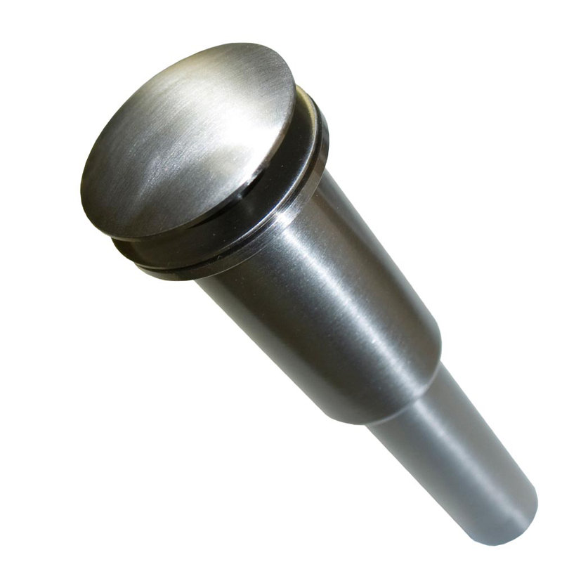 Dome 1.5" Drain Stopper Bathroom Sink Drain, Brushed Nickel