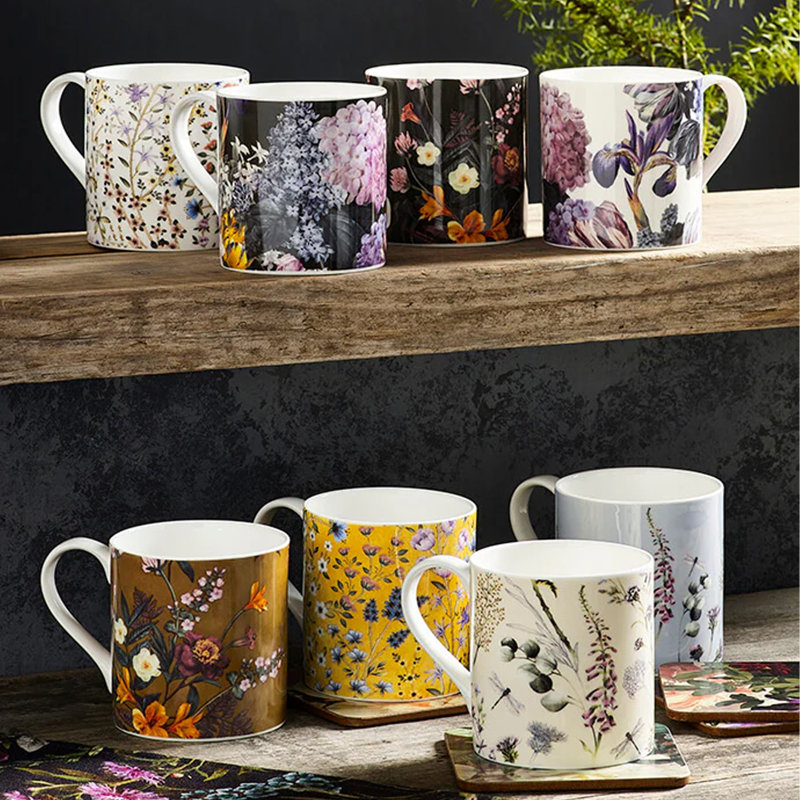 Bone China Latte Mug