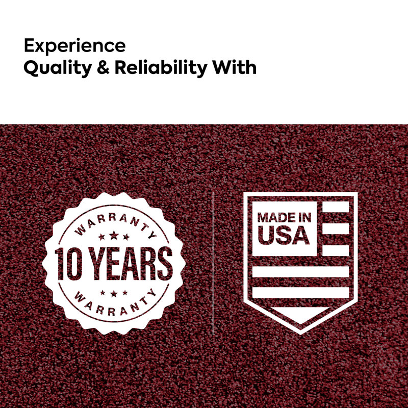 Burgundy Oval 2' x 3' Stain-Resistant Synthetic Kids Rug