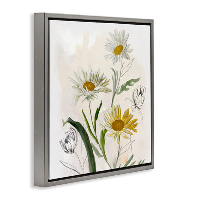 Cadre flottant Pure Simplicity Daisies, design par Jacob Q