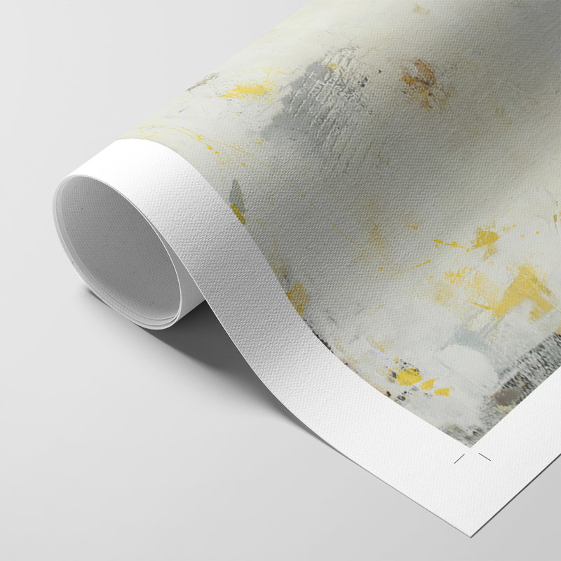 Reliure jaune - impression sur toile seulement - non encadrée, 18" H x 12" W