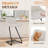 Upholstered Counter Stool With Metal Frame-81851026-82127064