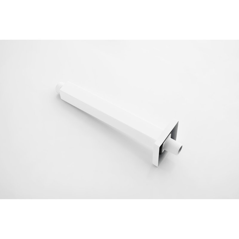 Stainless Steel Water Saving Shower Head - High , Self-Cleaning, Bathroom, 12X12 In, White Bathroom With And Feature