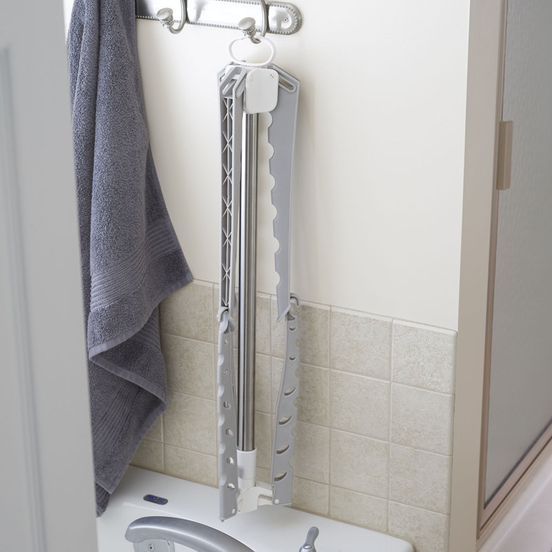 Meghon Steel Foldable Tripod Drying Rack, Grey