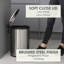 Yeung Steel Step On Kitchen Trash Can-1037777378