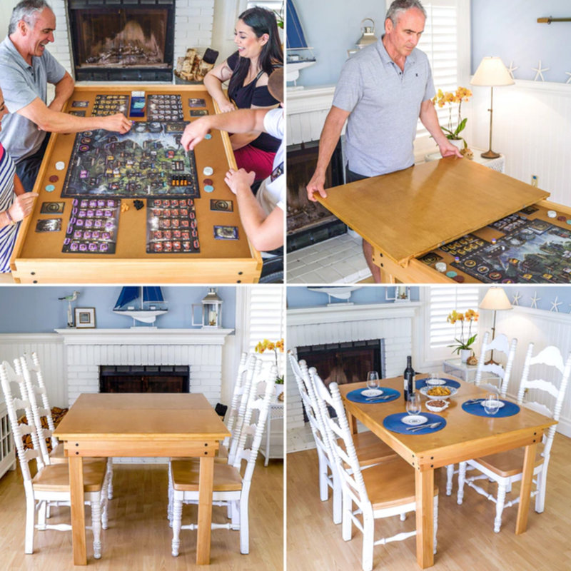 NILO 50'' L Wood Game Table