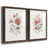 Papier, cadre noyer