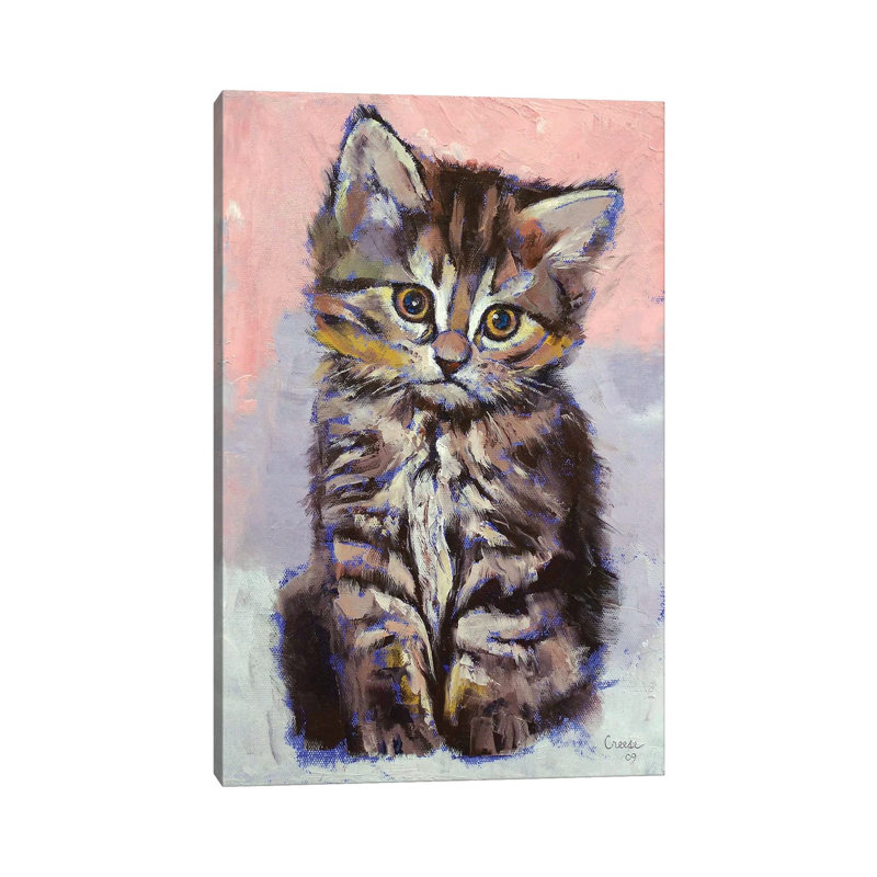 Kitten by Michael Creese - Wrapped Canvas Gallery-Wrapped Canvas Giclée, 30.48cm H x 20.32cm W