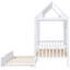 Twin Size Wood Daybed With Trundle In White - Relaxing Bedroom Element Option