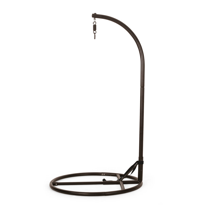 Support de chaise hamac en fer, Brun