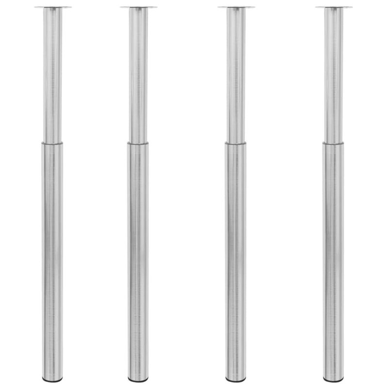 Otha Table Leg, Brushed Nickel