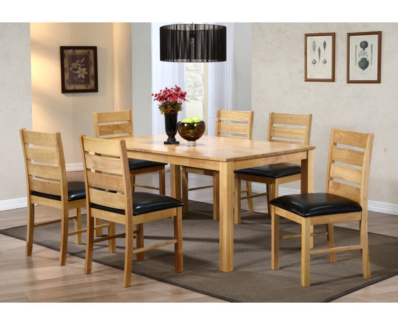Persimmon 6 - Person Dining Set, Natural