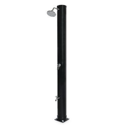 Ayben 195 cm H Solar Powered Temperature Controlled Portable Vinyl Free Standing and Footwash Spout